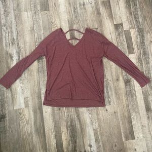 Ribbed long sleeve tshirt